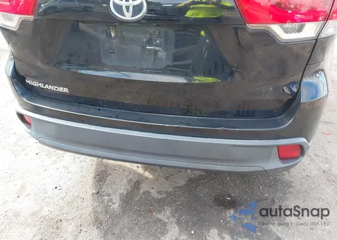 2018 Toyota Highlander Le from USA, damaged, VIN 5TDZZRFH2JS243452